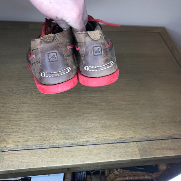 Sperry Top-Sider Leather Chukka Boots 10281691 Brown/Red ~ Size 11M - Picture 4 of 6